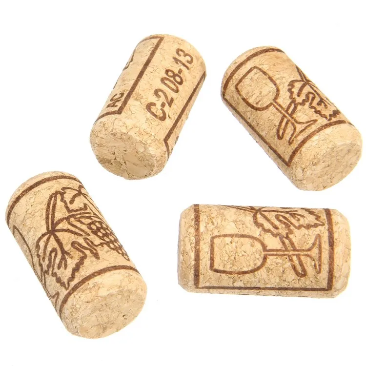 Wholesale Custom Conical Cork Stopper Oak Synthetic Wine Red Wine Cork Stopper Red Wine Bottle Stopper