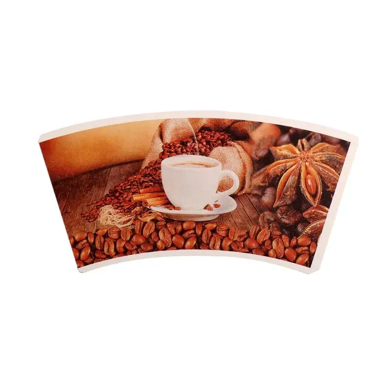 Single-Side Coated Fan Paper for Manufacturing Special Coffee Cups for Beverage Use
