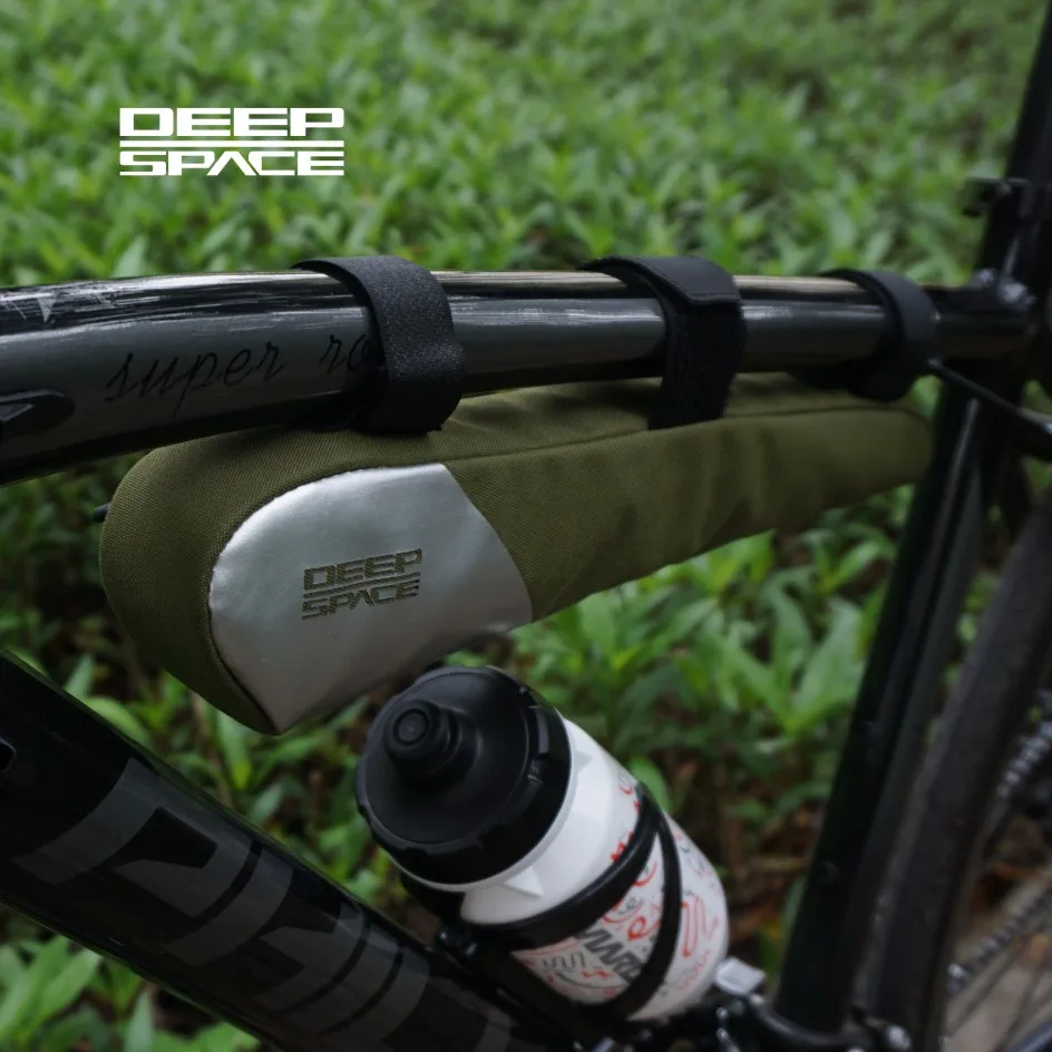 DEEPSPACE Mountain Road Gravel Bike Tool Bag Bicycle Front Top Tube Frame Bag Triangle Pouch Bag