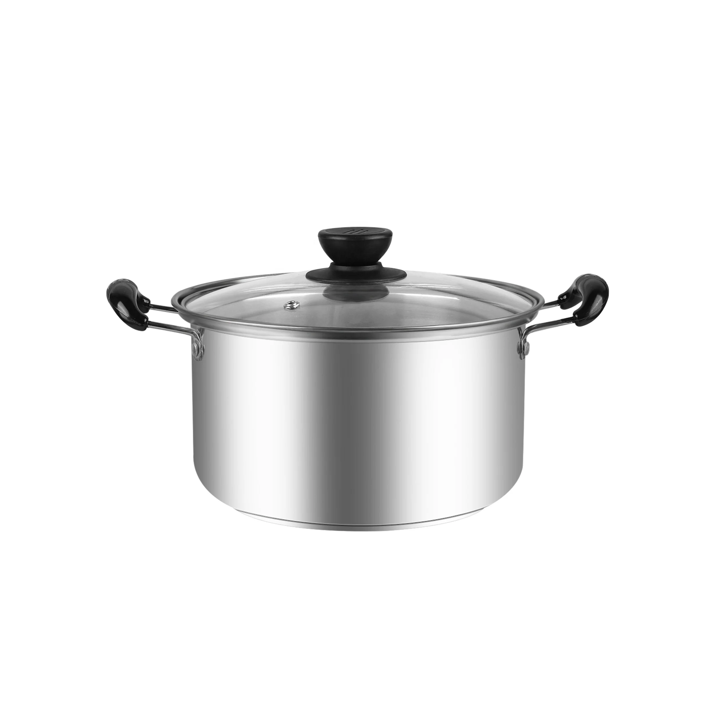 Big capacity pentole stainless steel hot pot kitchen utensils insulated casserole dish