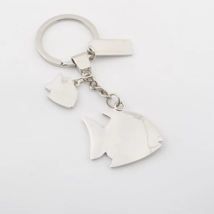 Creative Sharm EL Sheikh Tourism Souvenir Keychain Custom Sea Animals Tropical Fish 3D Metal Keychain