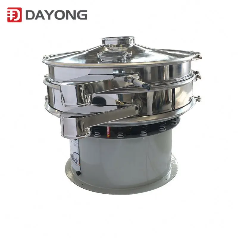 high precision spices ultrasound vibrating sieve for calcium carbonate