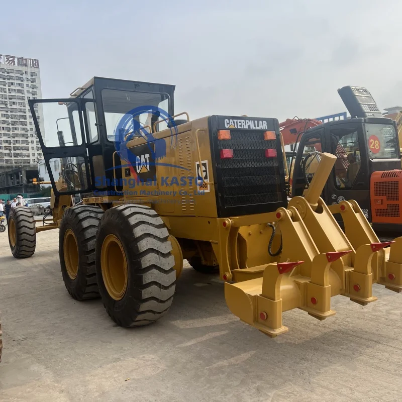 Used 140G Motor graderr Original Japan Bulldozing Machinery wheeled moving type grader for sale