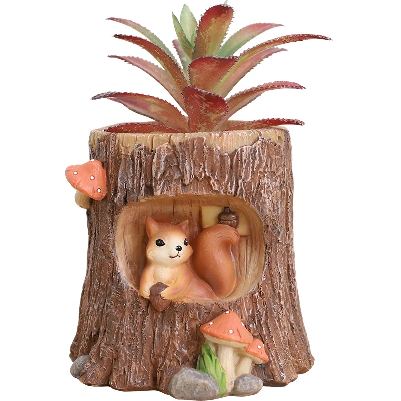 Креативный деревенский цветочный горшок