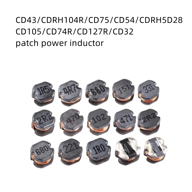 CD75 SMD силовой индуктор 7 8x7x5 мм 47UH 470 68UH 680 100uH 101 150Uh 151 220UH 221 330UH 331 470UH 471 680UH 681 1MH 102