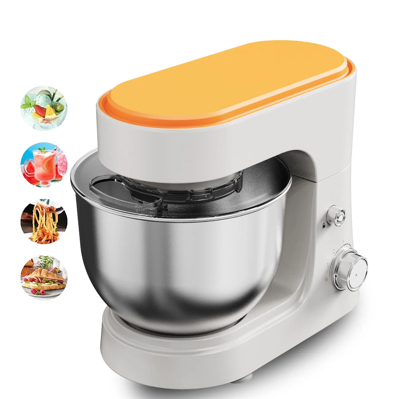 Electric egg batidora machine 6 seep 800w stand mixer for bakery food mixer 4 in 1 home planetary mixer