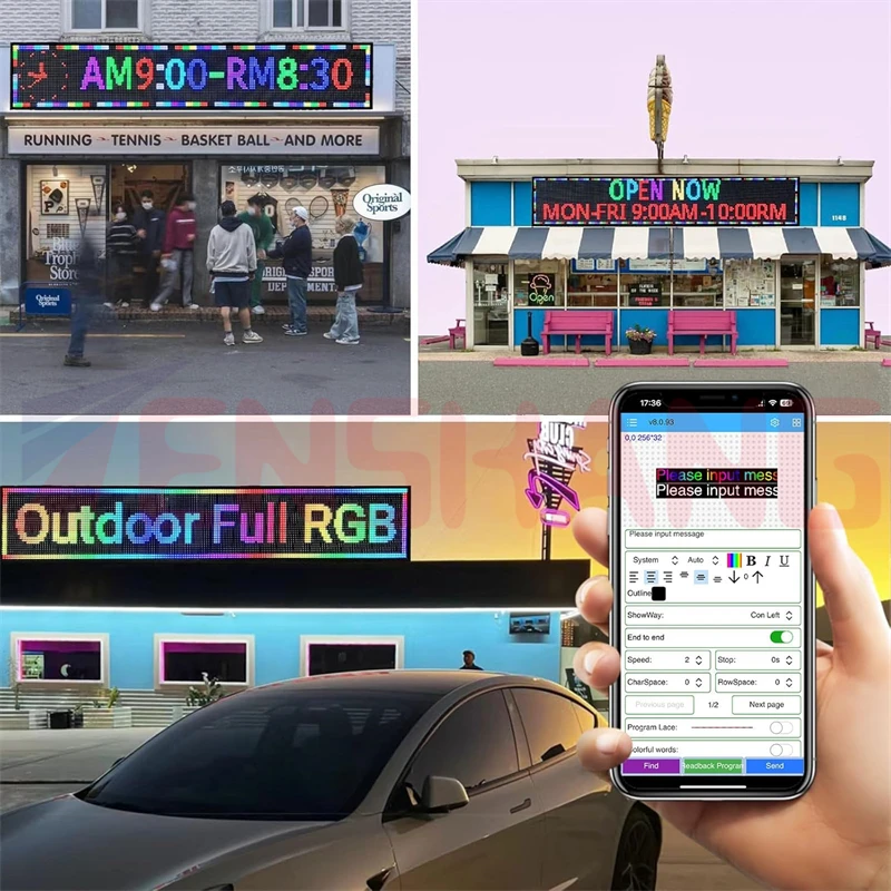 Best Selling Size Custom Made Home Commercial Light Box Letters Signage Board Chain Store and Hotel Building Led Electronic Sign