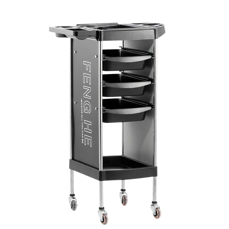 Fenghe factory X11-A convenient high quality professional ABS material aluminum plastic panel hair salon trolley