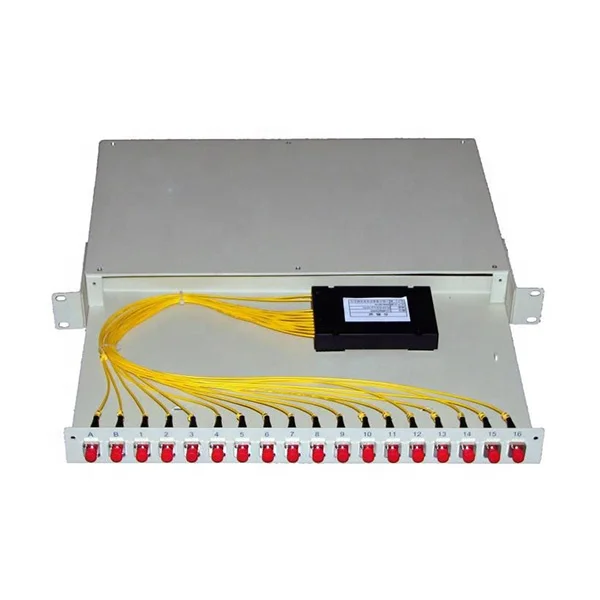 
Fiber optic rack mount type splitter, 1*16/1*32 splitter rack type, 