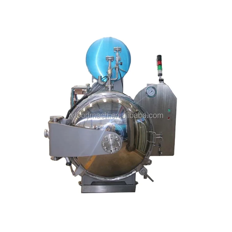 Low price sumpot high pressure food aluminum foil vacuum sealing autoclave reactor water spray retort machine for retort pouch