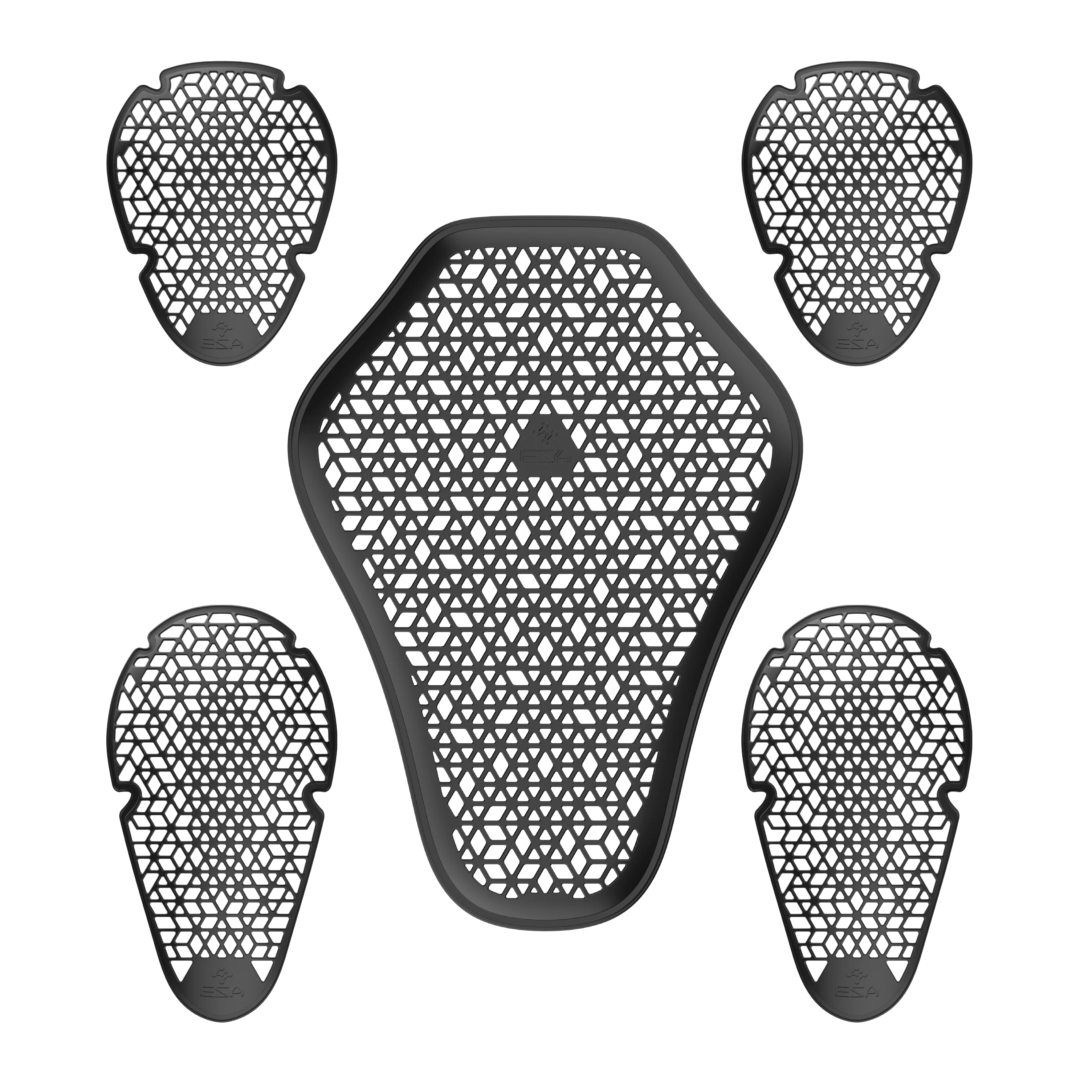 Wholesale All Set ESA Bio-based Foam Back Shoulder Hip Knee Elbow Finger Ankle Protection Pads CE For Motorcycle Cycling Skiing