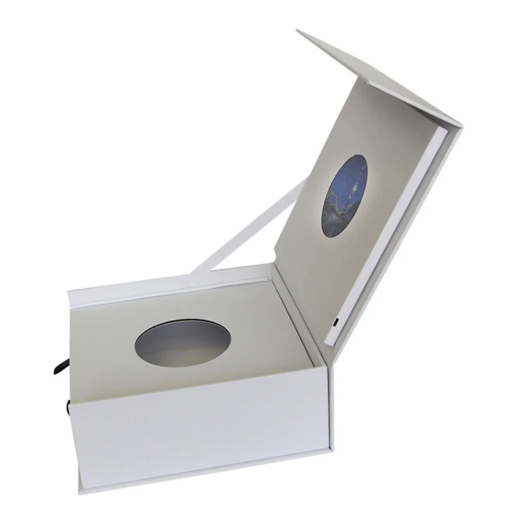 Purpose built OEM domestic supply customized logo size 7 inch video gift box for sales campaign