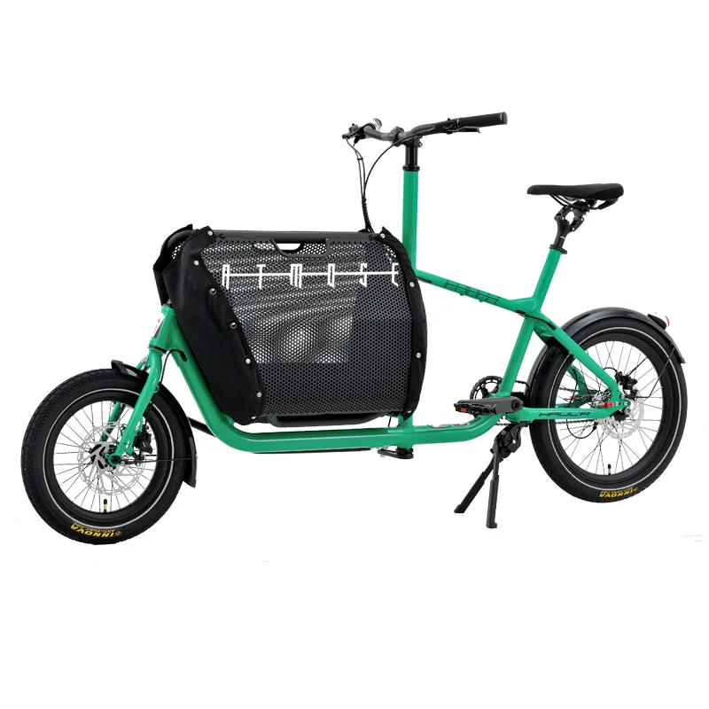 Latest Pickup Cargo Bike Internal Geared Hub 7 Speed Shift Front Basket Cargo Bicycle Twist Derailleur Normal / Mid Motor Drive.