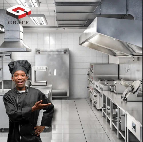 industrial commercial kitchen solutions stainless steel commercial kitchen equipment catering multifunctional