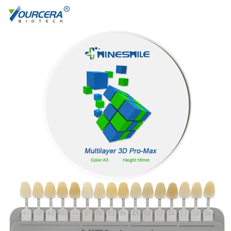 high value UT Multilayer zirconia fresadora dental