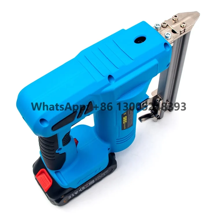 21V Brushless Electric Staple Gun Cordless Brad Shooting Nail Guns Nailing Machine Portable Framing Nailer Woodworking Tools