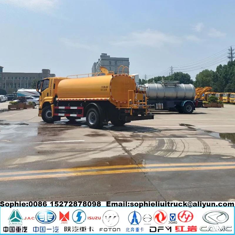 Японская тележка для полива GIGA 4x2 20000 л 25 м3 машина доставки питьевой воды 18 автоцистерна из нержавеющей стали в наличии