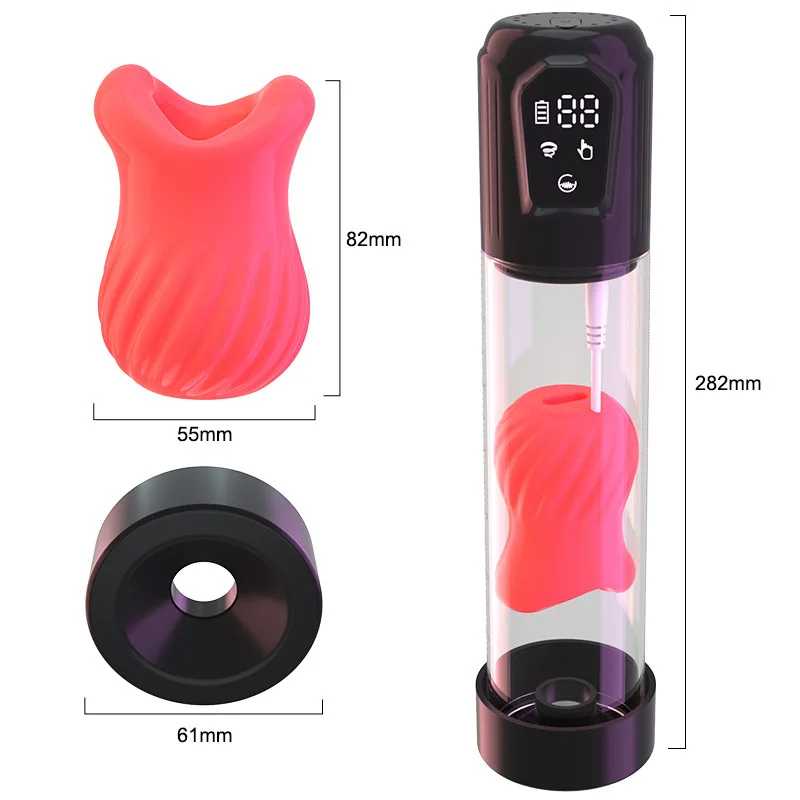 Adult Sex Toys Automatic Penis Enlargement Water Vacuum Pump Electron Vacuum Pressure Pump Exerciser For Male Penis Dick Enlarge
