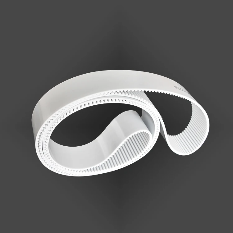 Driving HTD 5M teeth white polyurethane timing steel cord PU synchronous
