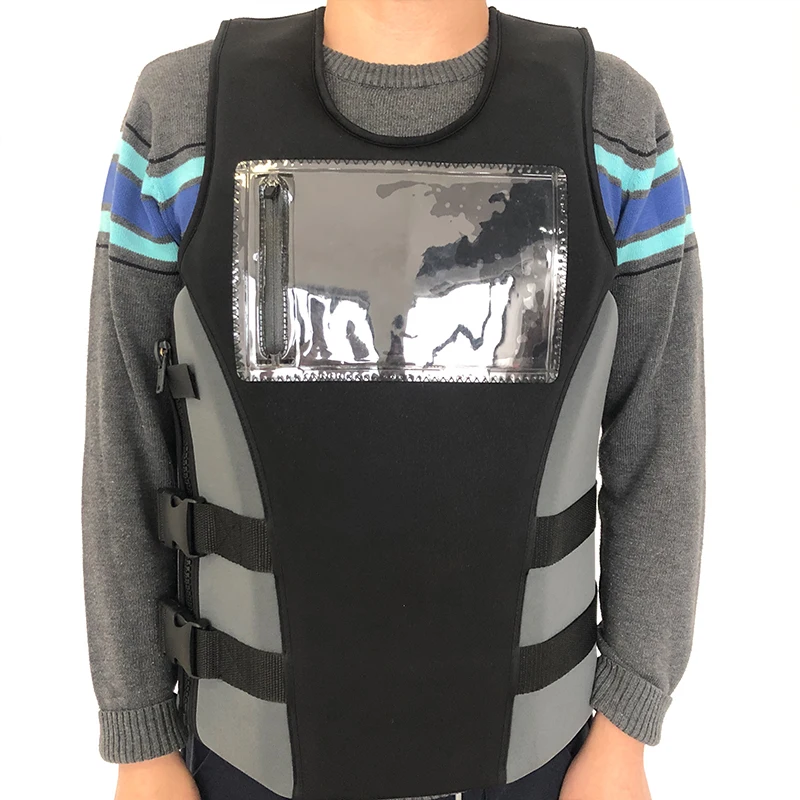 Custom Super quality Chalecos Salvavidas Swimming  EPE Foam Phone Pocket Life Jacket Life Vest Supplier