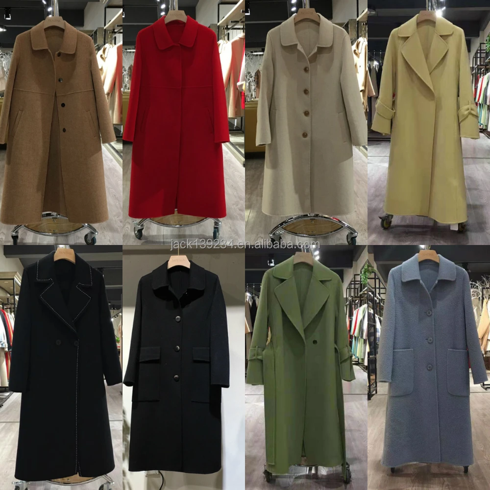2022 High quality Wool Coat China Manufacturer classic hand made wool coat fabric winter long wool coat women
