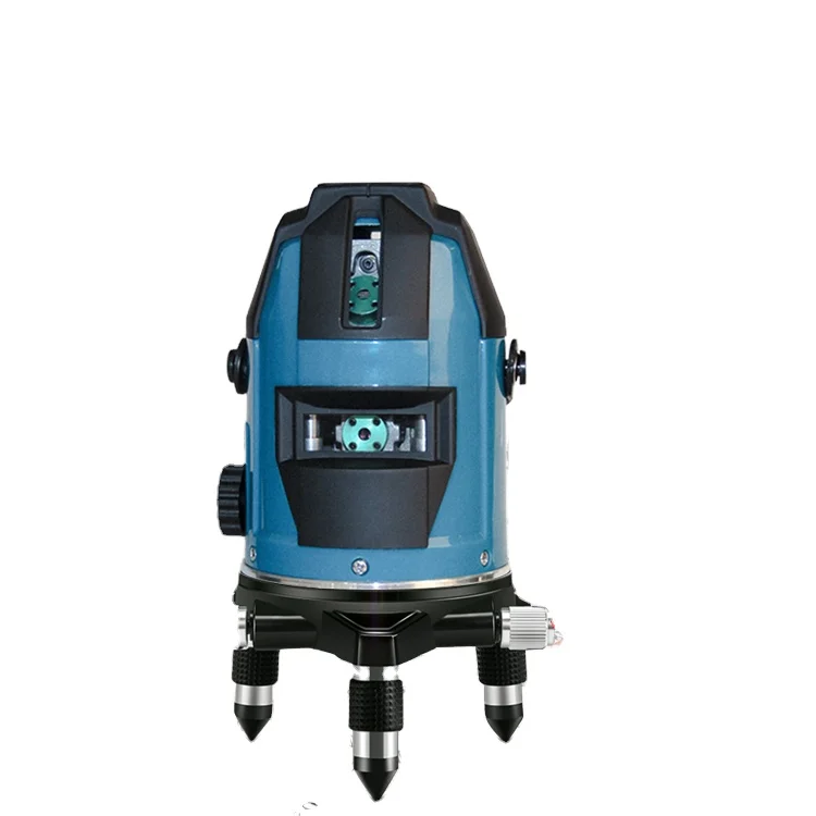 DIY Construction Measuring Tool Auto Leveling Rotating Electron Laser Level Low Concrete Tripod Kit Laser Level Green 5 Lines