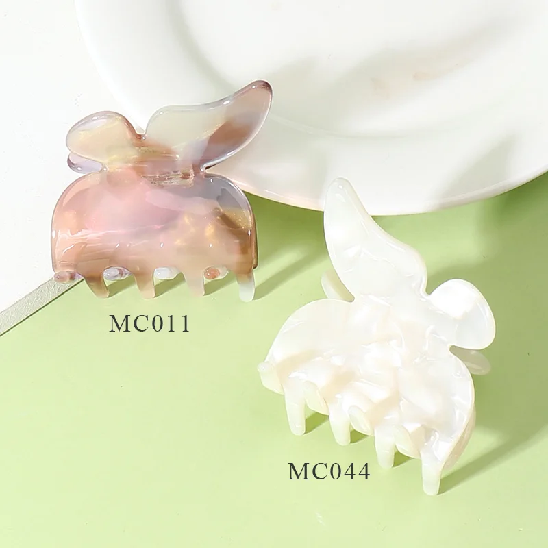 Midairy hot sale elegant acetate butterfly claw clips for girls ladies hair accessories 880034 67x36x53mm