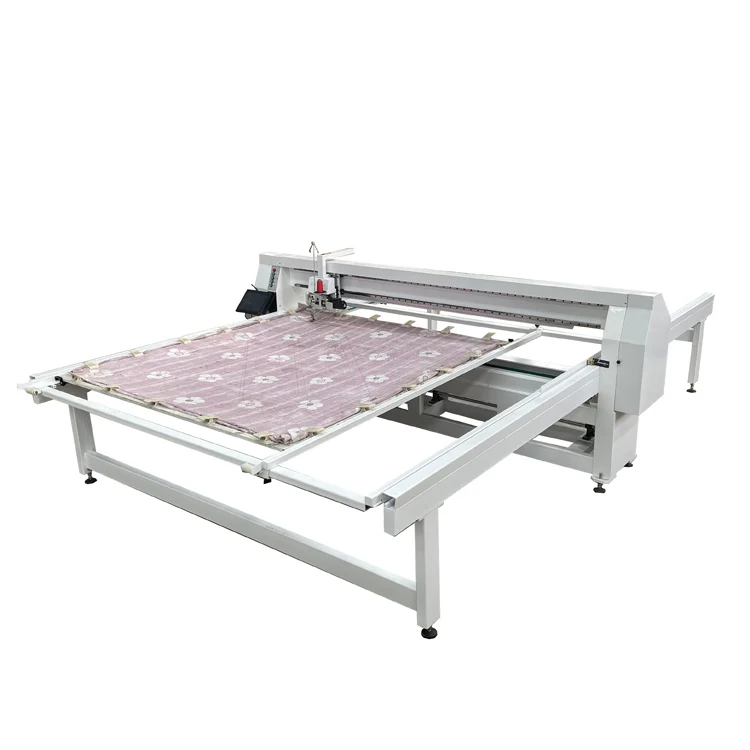 Touch Screen Computerized Single Head Quilting Machine For Comforter
