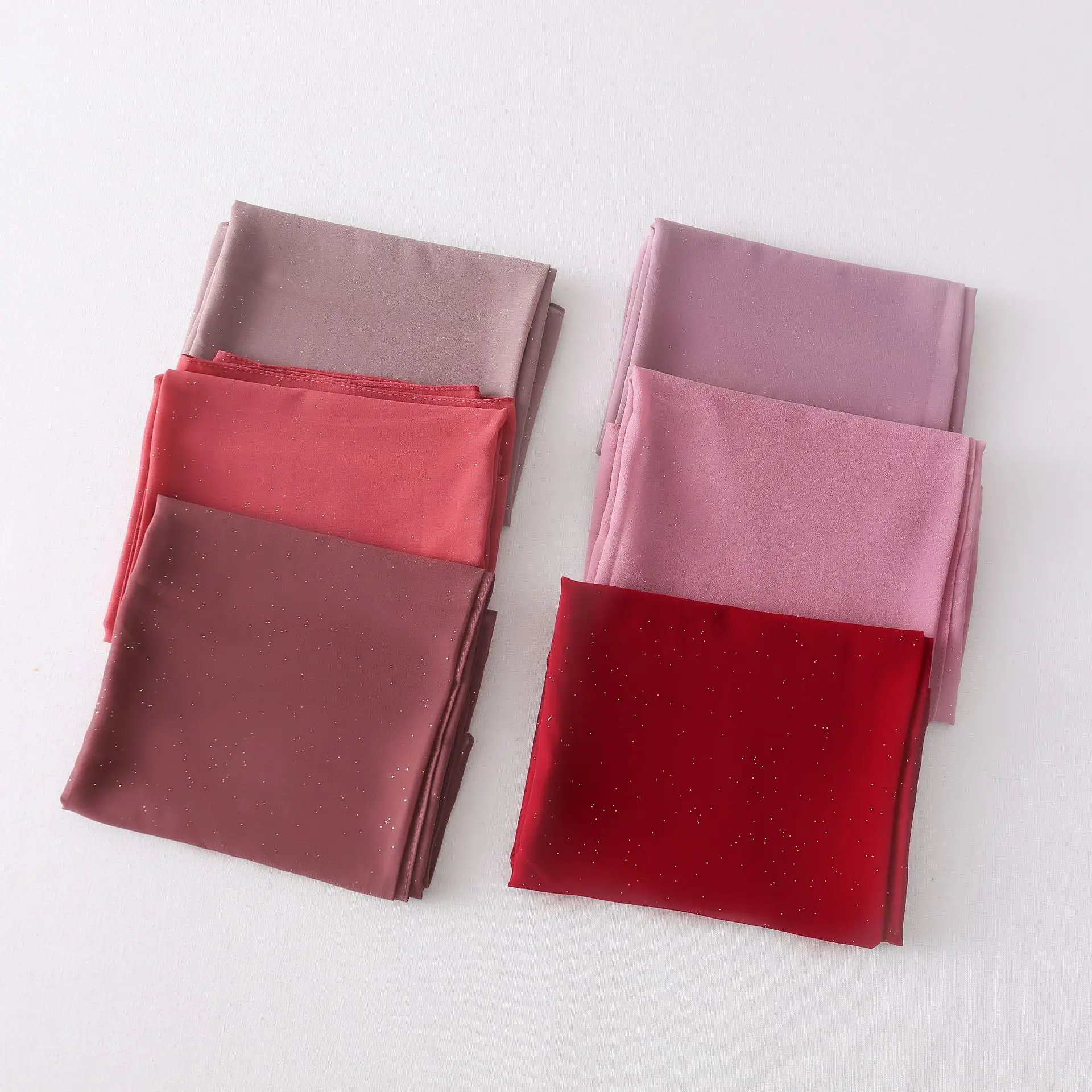 High Quality Shiny Glitter Chiffon Hijab  Wholesale China Malaysian Hijab Scarf Instant