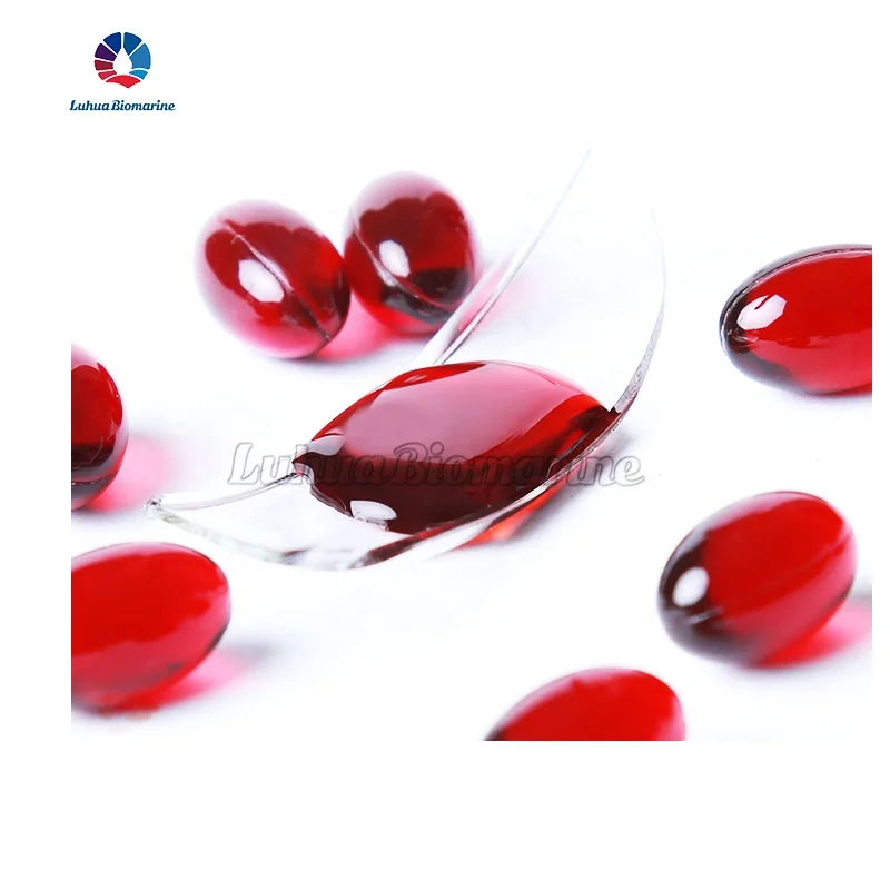 FOS certification Chinese factory produces OEM fish oil omega 3 Antarctic krill oil capsules