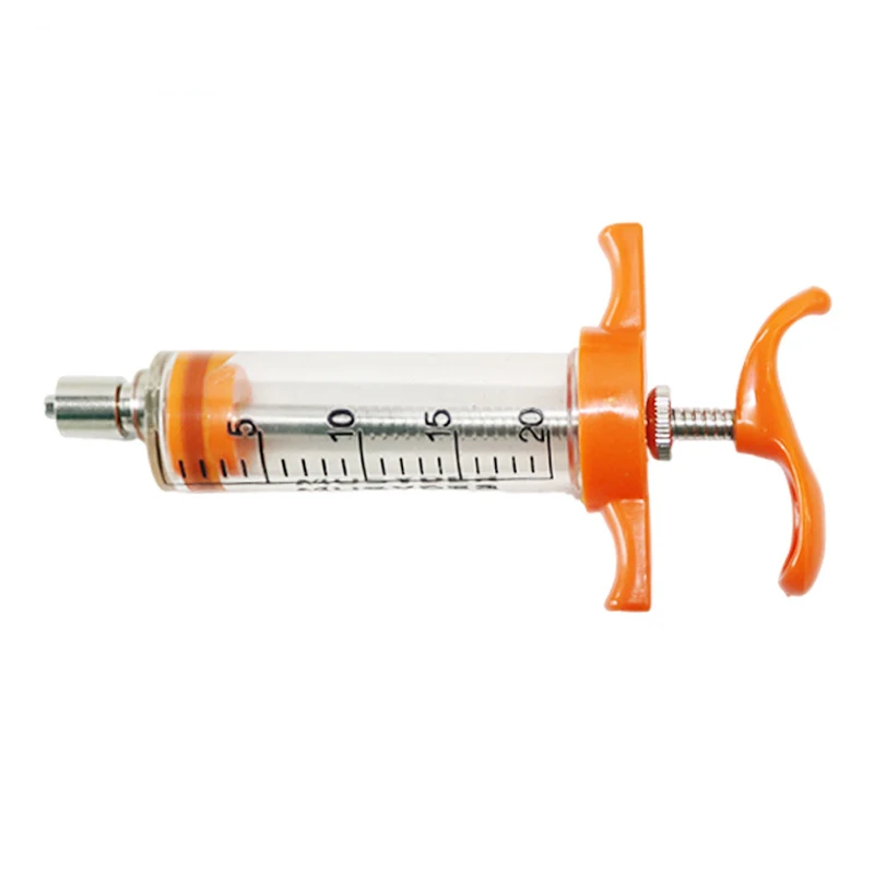 10ml 20ml TPX Syringe Nylon TPX Animal Vet Veterinary Plastic Steel Syringe For Pig