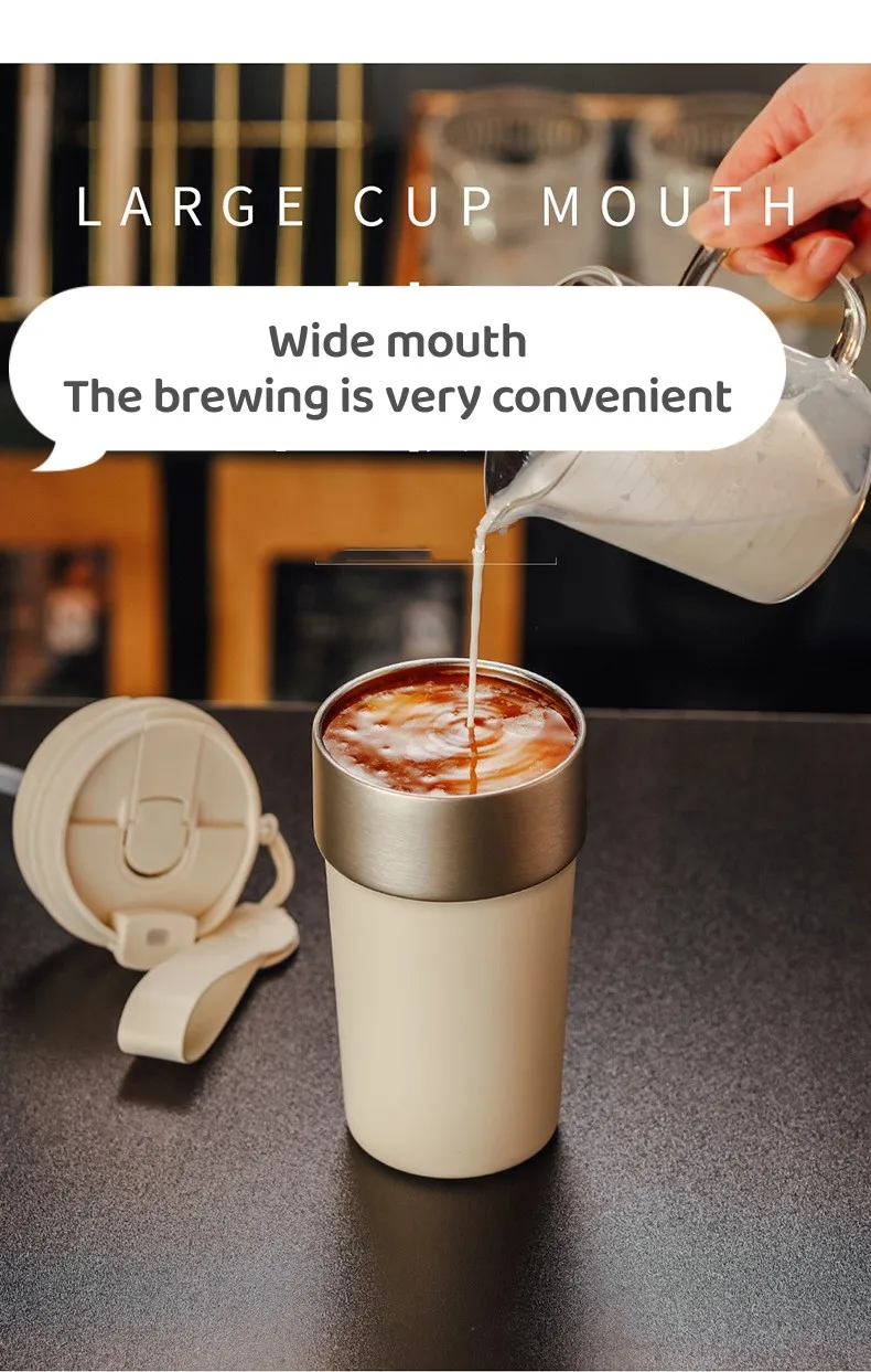 2024 New Products 316SS Liner,304SS Outer Stainless Steel vacuum Insulation Thermos Travel Coffee Mug/Coffee cup