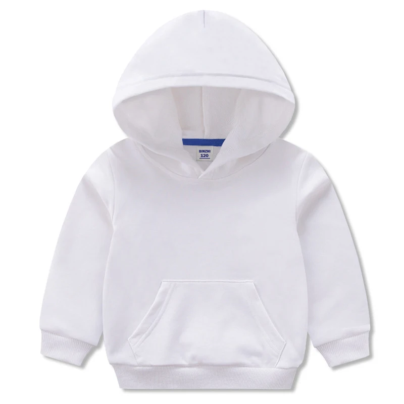 Factory Wholesale Custom Children Cotton Hoodies Unisex 3D Pattern lined Hooded French Terry Kids Boys Puff Printing Blank