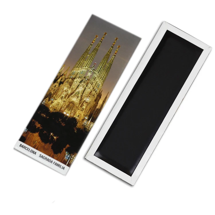2024 Manufacturer Germany Wholesale 90*65mm Tinplate Custom Design Travel Souvenir Israel Sticker Chile Metal Permanent Tin Fridge Magnet