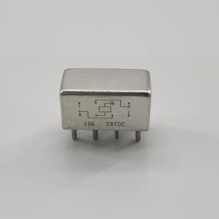 FRJQC-100MB Hermatically sealed relay 24v 8pin small volume two sets of changeover contacts rele 24vdc 10A