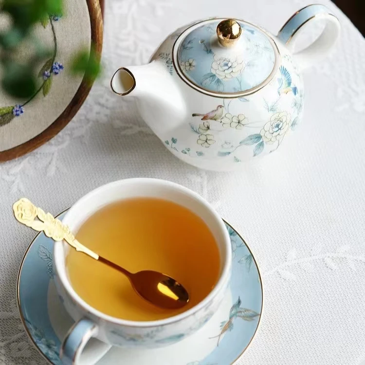 Tea Pot And Cup For One Person Single Pot Tea for One tea pot with cup and saucer For Wedding Gift