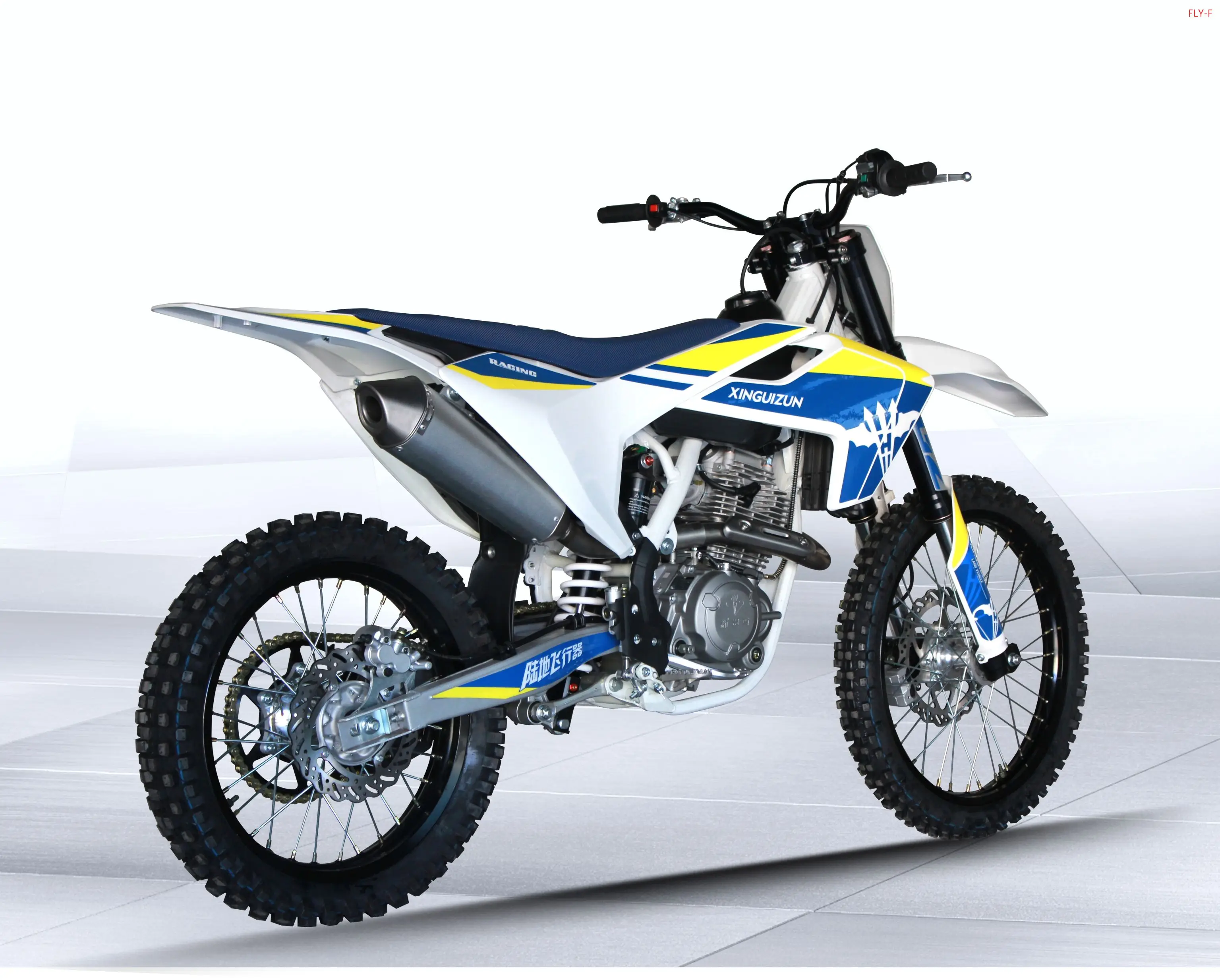 Байк велосипед способный преодолевать Броды для продажи внедорожных 250cc 4 тактный Max черного желтого цвета цепочкой красного и голубого цвета-белый клапан форсунки дизельной уличные Фотофон на заказ Голубая горячая клавиша переключения