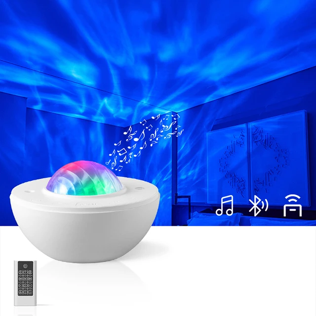 Smart projector  lamp Remote control of seven night lights Starry sky projection LED atmosphere night light Sleeping music