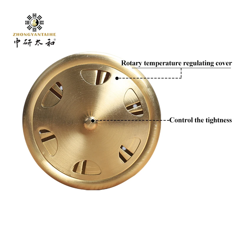 Регулируемая коробка для прогревания мокса из чистой меди и нержавеющей стали, коробка для горелки мокса, массажер для терапии прогреванием плеч и колена