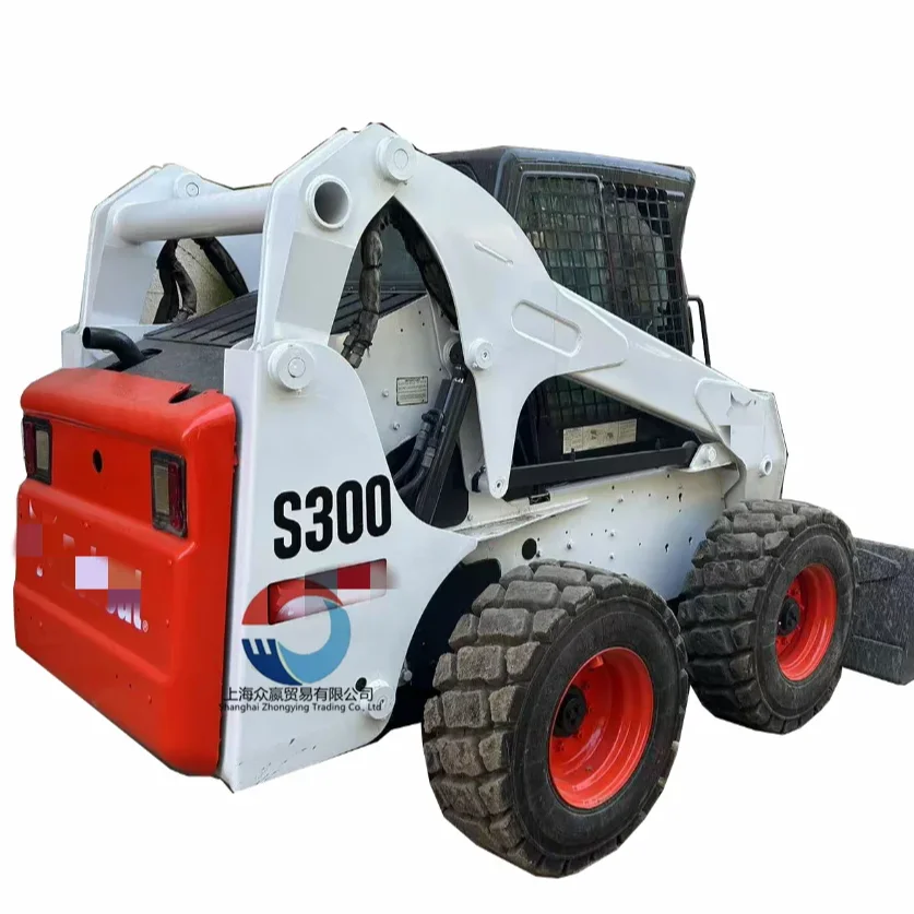 High Performance Used Mini Bobccat Skid Steer Loader Bobcat S300 s450s185 Mini Wheel Backhoe Loader Small Backhoe 2ton 3ton