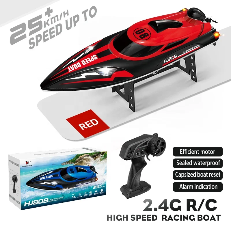 Speedboat Ectric boat engine remote control ship radio controlled night LED light DRONE