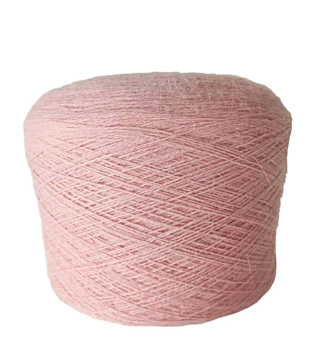 Hot Sales super soft 60%,80%,100% angora rabbit yarn long hair mink yarn in stock
