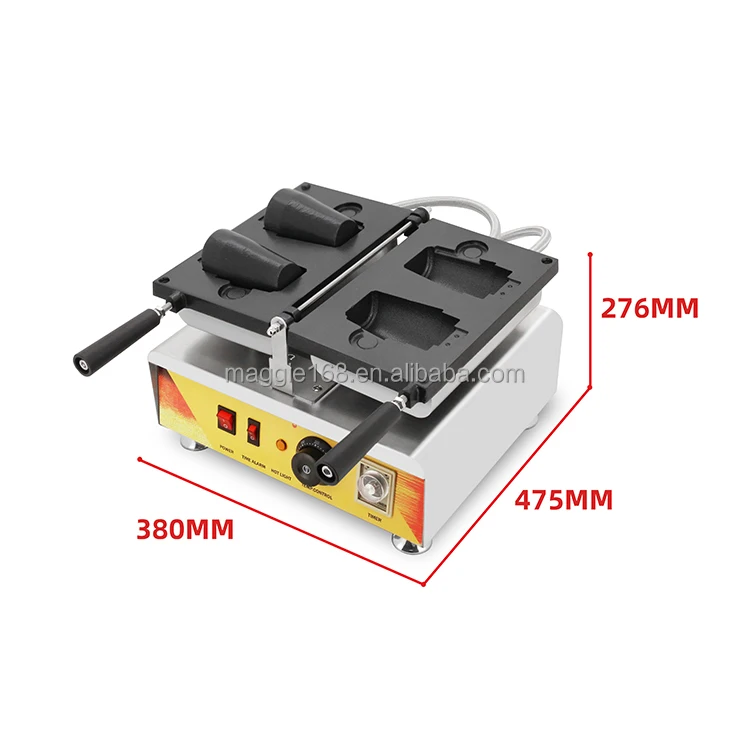 110V/220V 1.56 KW  Fish Egg Waffle Biscuit Cone Commercial taiyaki machine ice cream waffle cone machine with CE