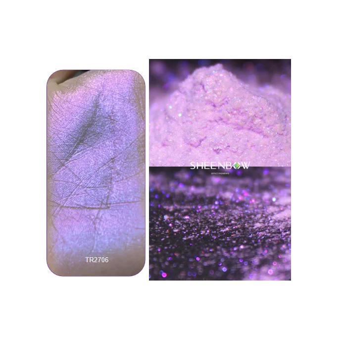 Sheenbow Candy Aurora Pigment Iridescent Chameleon Eyeshadow Pigment powder Loose Glitter Makeup