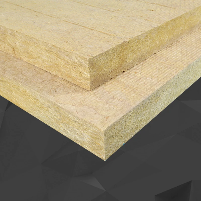 Rock wool Soundproof Panels 150kg/M3 Factory Price Rock Wool Board Building Material rock wool gypsum board
