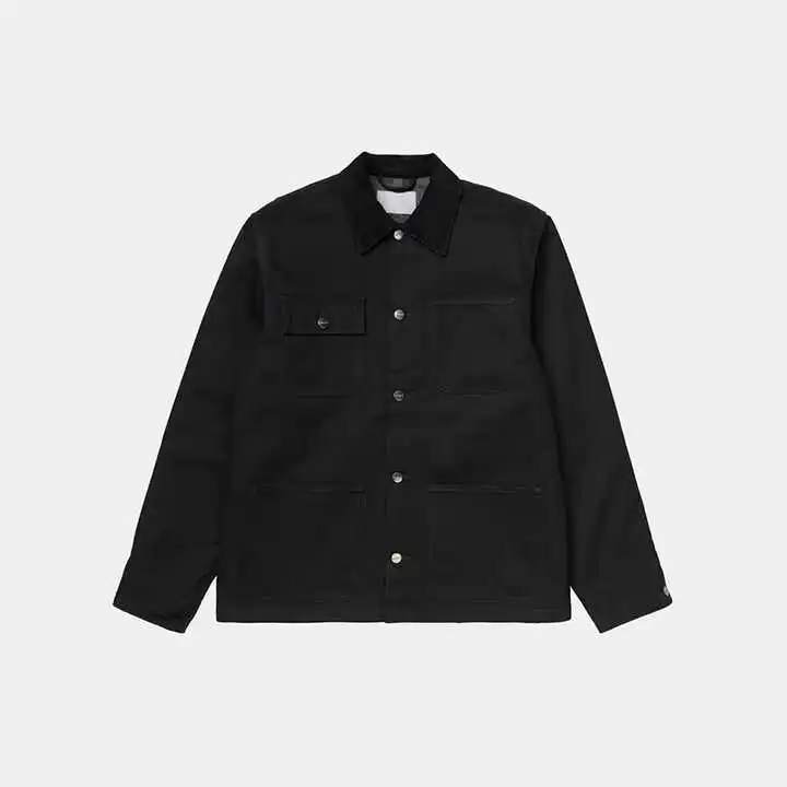 Best Selling Industrial Working Clothes Protective Safety Multi-pockets Track Jacket Unisex Canvas Workwear Jacket