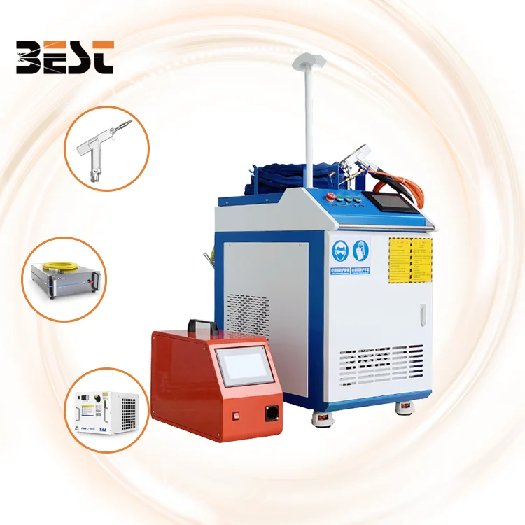 BEST Fiber Laser Three in One Handheld 2000w 1500w 3000w Laser Welding Cleaning and Cutting 3 in One Machine