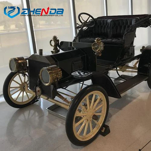 High Quality Battery Operated Outdoor Classic Black Vintage Car/Golf Car for Sale