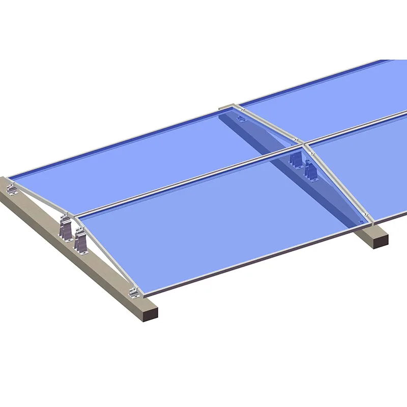 10 кВт Солнечная энергетическая система солнечная панель плоская крыша Восток Запад Монтажная Система Солнечные Монтажные структуры