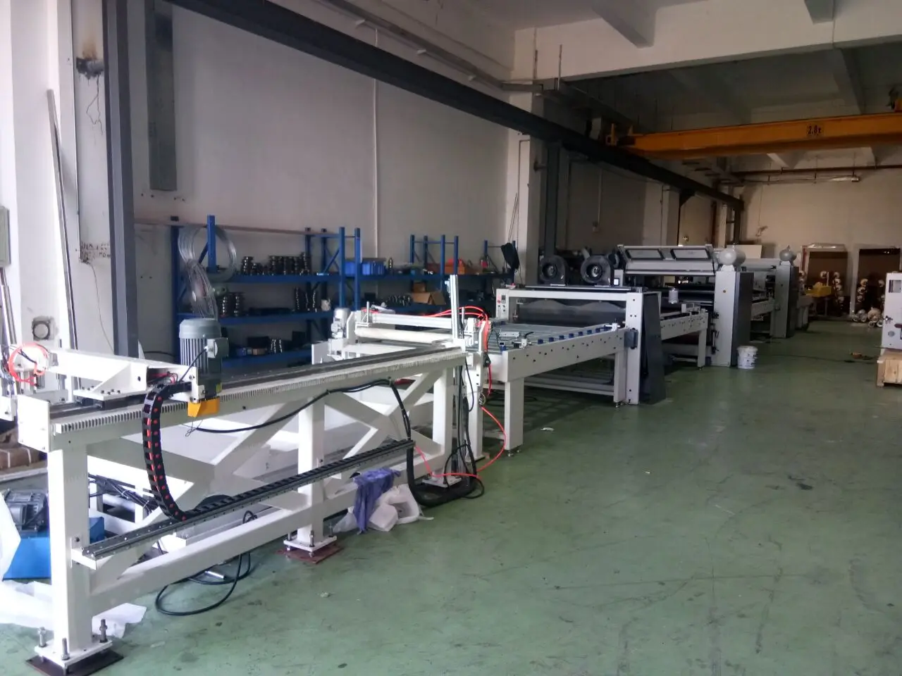 Factory price  HPL CPL foil  Flat PUR Hot roll press  laminating machine Line for bed furniture